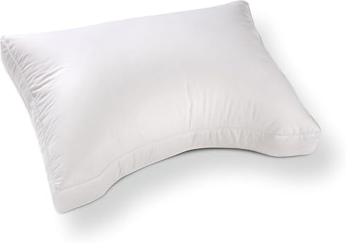 Gebroeders Jonk – Florence Firm – Kopfkissen ergonomisch mit Naturfüllung – Orthopädisches Kissen gegen Nackenschmerzen, kühlendes Kopfkissen, Kissen Nackenverspannung, höhenverstellbar