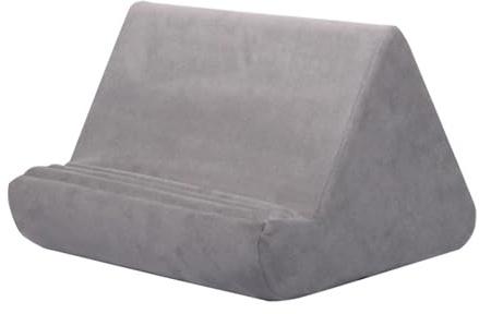 Support de tablette – Support de coussin doux avec poche latérale, confortable