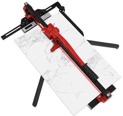 Tagliapiastrelle professionale, 100 cm, tagliapiastrelle manuale per ceramica e porcellana, taglio di precisione con laser a infrarossi e base antiscivolo (80 cm)