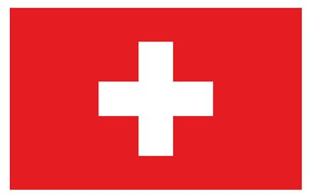 Dykgraaf Autocollant Suisse Schwyz Drapeau suisse 8 x 5 cm Autocollant pour voiture UV