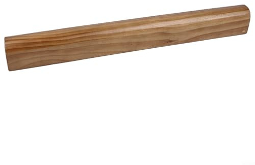 Corrimano in legno di pino da 50 cm, con supporto da parete, ringhiera antiscivolo per scale interne, corridoi e balconi, supporto sicuro per anziani e bambini
