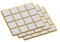 Metafranc Filz-Gleiter 25 x 25 mm - selbstklebend - weiß - 45 Stück - Effektiver Schutz Ihrer Möbel & Stühle / Möbelgleiter-Set für empfindliche Böden / Stuhlgleiter / Bodengleiter / 644976