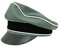 Militaryharbor WW2 German Waffen Elite Gabardine Infantry Crusher Visor Cap-60