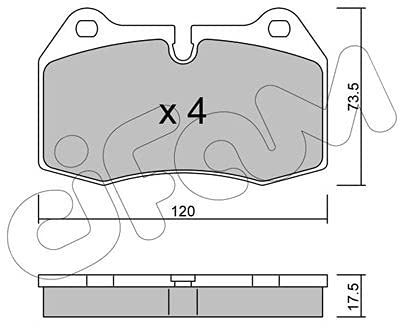 CIFAM 822-645-0 Bremsbeläge