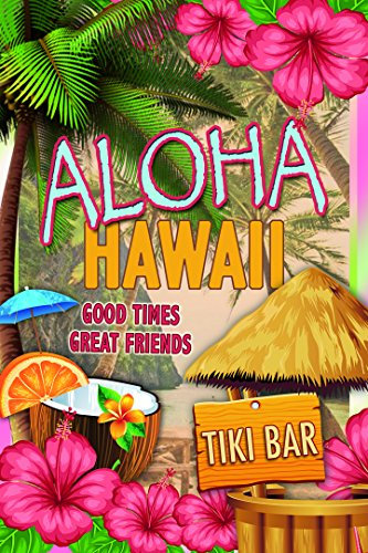 Schatzmix Blechschild Wanddeko 20x30 cm Tiki Bar Metallschild Aloha Hawaii Dekoschild