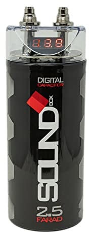 SoundBox 2.5 Farad Digital Capacitor - 2500 Watts Peak