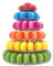Candora 6 couches ronde Macaron Tour support à gâteau Macaron Affichage Rack pour mariage anniversaire Dessert support Assiette à gâteau
