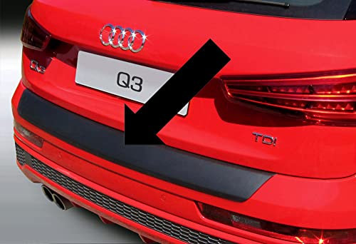 Richard Grant Mouldings Ltd. Original RGM Ladekantenschutz schwarz passend für Audi Q3 Kompakt Typ 8U SUV Baujahre 06.2011-08.2018 auch RS Modelle! RBP762