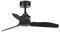 Faro Barcelona 33424 - Just Fan Ventilateur de Plafond Noir Mat avec Moteur DC