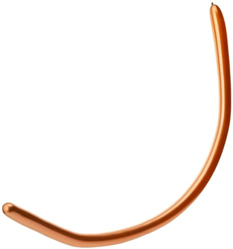 260Q Chrome Copper 100Ct Qualatex Plain Latex Modelling Balloons