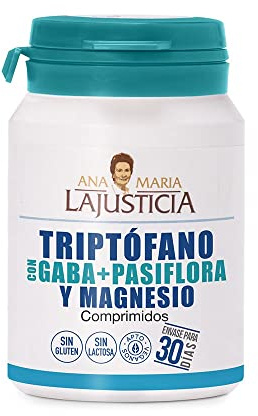 TRIPTOFANO CON GABA + PASIFLORA Y MAGNESIO 60 comprimidos