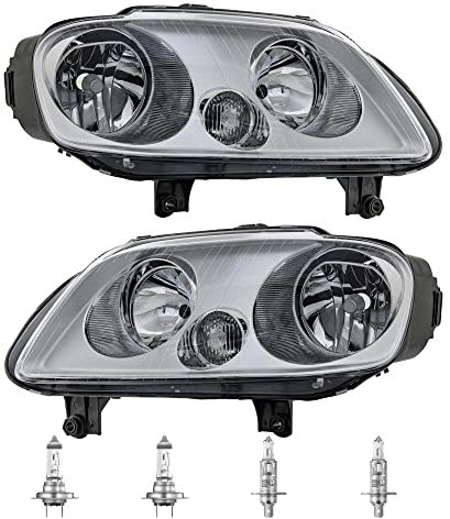 Scheinwerfer Set H1/H7 für Touran 1T1 1T2 Caddy III Kombi 2KB inkl. OSRAM Lampen ohne Stellmotor LWR