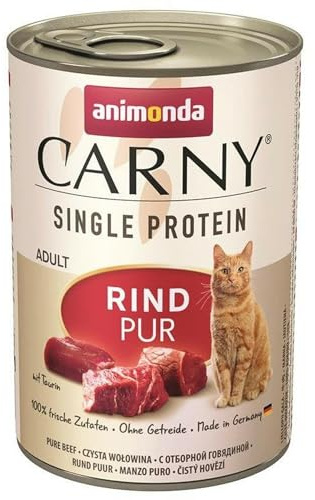 Animonda Carny Adult Single Protein Rind pur 400g (Menge: 6 je Bestelleinheit)