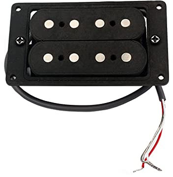 Alnicov Fibre Alnico Micro Humbucker 5 Double Bobine pour Guitare Cigar Box 4 Cordes