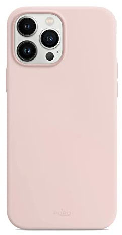 Puro ICON-Hülle aus flüssigem Silikon, kompatibel mit iPhone 12, iPhone 13, iPhone 11, iPhone 6 / 6s / 7/8 / SE; sanfte Berührung; antibakterielle Behandlung; Mikrofaser innen