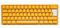 Ducky One 3 Yellow - Mechanische Gaming Tastatur Deutsches Layout im Mini-Format (60% Keyboard) mit Cherry MX Speed Silver Switches, Hot-Swap-fähig und RGB-Beleuchtung