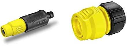 Kärcher 2.645-264.0 Spritze mehrfarbig & 2.645-201.0 Schlauchkupplung (Universal) schwarz