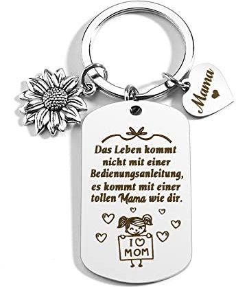 BOMEON Mutter Geschenk Schlüsselanhänger Geschenkideen Für Frauen Geschenke Zum Geburtstag Dankeschön Geschenke Klein Geburtstagsgeschenk Mama Geschenke Für Mütter Muttertagsgeschenk Personalisiert