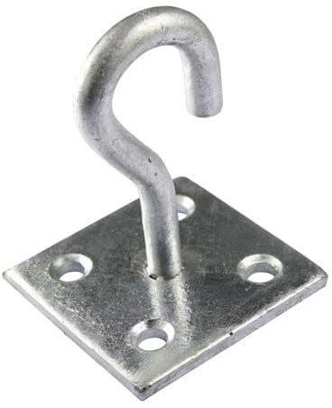 Timco - Hook on Plate - Hot Dipped Galvanised (Size 2 - 1 Each)