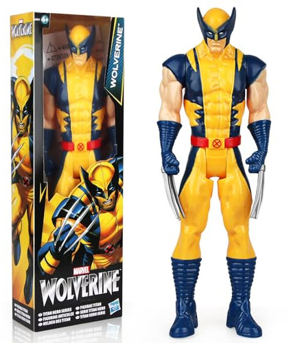 Xingsky Wolver-ine Figura 30 cm, action figure Mar-vel Aveng-ers giocattolo per gli appassionati di cinema, compleanno, Aveng-ers giocattolo per bambini dai 3 anni in su