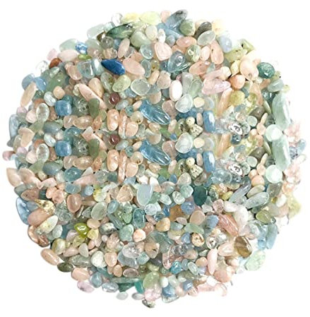 TANYAZ Kleine grüne Steine, polierter Fluss, for Zierpflanzen, Aquarium, Kiessteine für Topfpflanzen, Sukkulenten, Bonsai, Terrarium, Feengarten, DIY-Projekt, leuchtende Steine, Pulver