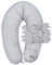 sei Design Stillkissenbezug XXL 190x30 cm - personalisiert mit Namen und Geburtsdatum personalisierte Geschenke Baby Junge Mädchen für Stillkissen Lagerungskissen Schwangerschaftskissen