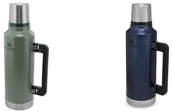 Stanley Classic Legendary Thermosflasche 1.9L & Classic Legendary Thermosflasche 1.9L - Thermos Hält 45 Stunden Heiß oder Kalt - Edelstahl Thermoskanne - BPA-Frei - Spülmaschinenfest - Nightfall