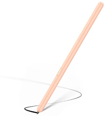 Stylet Électromagnétique COQUE pour Samsung Galaxy Z Fold 5,Compatible avec la Norme Officielle,Sensibilité à la Pression à 4096 Niveaux,Pointes de Stylo Remplaçables-Rose