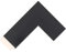 Real Wood, Hand Crafted Frames (Bezel) for the Samsung Frame TV 2021 to 2024 (Flat Black 57mm, 32 inch)