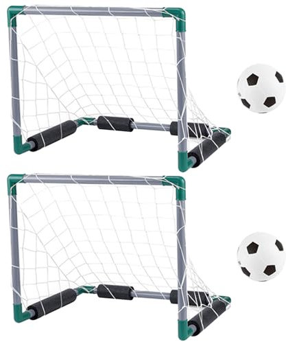 Juego de fútbol acuático, Piscina Flotante de enfriamiento de Verano, fútbol, Incluye 2 porterías de Piscina, 2 Pelotas y 1 inflador, Juegos interactivos de Piscina para Padres e Hijos para Adultos y