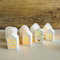 Silikonform Weihnachten, DIY Gießformen, Christmas Haus, Weihnachten Deko, Mini Häuser, Gipsformen Zum Gießen Für Garten Party (4pcs Mini Haus)