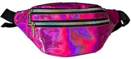 Cintura da donna colorata con cerniera, regolabile, in cotone, a vita alta, biancheria intima da donna (rosa acceso, A)