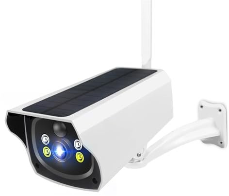 Telecamere per la sicurezza domestica Telecamera esterna solare 4G Telecamera IP di sicurezza for scheda SIM 1080P HD 3G Telecamera di sorveglianza alimentata a batteria con pannello solare con rileva