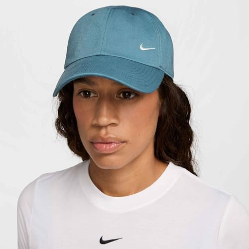 Nike Club Unstrukturierte Cap Mit Gebogenem Schirm, Smokey Blue/Sail, FZ5698-006, M/L