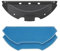 CBTZQIXJ 1 Soporte + 2 mopas Reutilizables, Compatible con Lefant, M1 U180 OKP K8, Accesorio Lavable for aspiradora Robot.