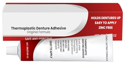 Adhesivo termoplástico para dentaduras postizas, adhesivo termoplástico para restauraciones dentales, con efecto amortiguador, cómodo y seguro，su fijación dura hasta 7 días