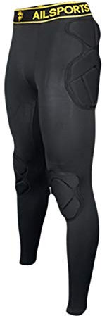 QIKEGooods Sports Gepolsterte Kompression Hose Guard Schutzhemd Schulter Rippe Brustschutz für Outdoor Fußball Basketball Paintball Rugby