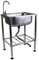 Marko Outdoor Stainless Steel Metal Camping Sink with Tap and Drainage Pipe Outdoor Wash Basin