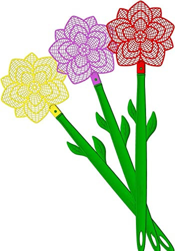 Bros łapka NA muchy w kształcie kwiatu, wielokolorowa, różne kolory