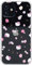 Personalaizer Schutzhülle für iPhone 12 Mini mit Hello Kitty und Blumenmuster, Kawaii-Stil, TPU-Silikon, flexibel, transparent