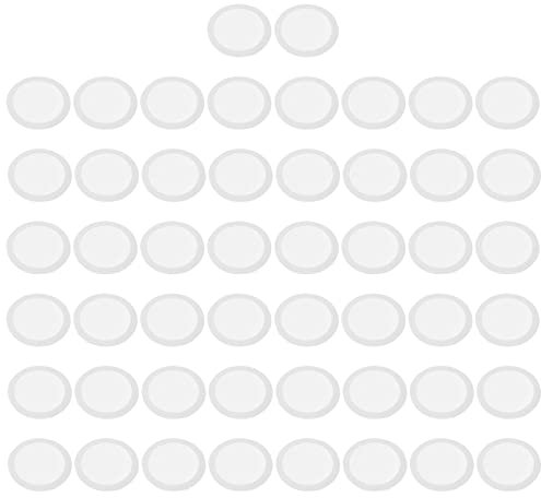 50 Stück Kazudi-flöten Membran Kazoo Gitarrenzubehör Hölzerne Flöte Gitarrenkram Professioneller Rucksack Weiße Accessoires Große Rucksäcke Spielzeug Kind Universal- Abs