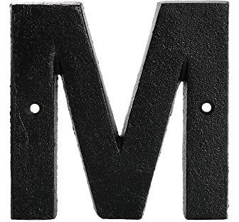 Door Numbers and Letters For House Name - Door Letter M