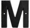 Door Numbers and Letters For House Name - Door Letter M