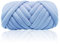 Yuragim Dicke Wolle zum Handstricken, 500g Länge 25M Sperrige Armstricken Wolle Chunky Yarn Wolle zum Häkeln Dickes Garn, DIY Hand Chunky Strickdecke für Sticken Werfen Sofa Decke (Blau)