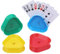 GNHG Porta carte per bambini in confezione da 4, porta carte a mani libere, porta carte a triangolo, borsa da gioco per anziani e bambini, borsa per carte per adulti