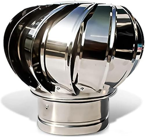 Ventilatore da Tetto Elettrico Comignolo Vento Ventole da Tetto Resistente alle Intemperie Ventilatore da Tetto a Turbina Forte e Durevole Comignolo per Camino Ventole di Ventilazi