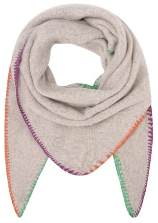 FASHION YOU WANT XXL Schal flauschig schal-tuch damen dicker dreieckstuch groß Wolle 3 FARBIG Farben kuschelig (NBhellrosa)