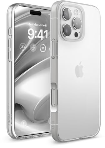 elago Hybrid Clear Case Compatible with iPhone 16 Pro Max Case Cover 6.9 - PC + TPU Hybrid Technology, Shockproof bumper, Raised Camera Protection, Durable Scratch-Resistant (Transparent)