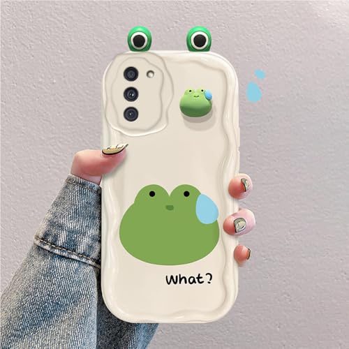 hdqICase 3D Cartoon Hülle Kompatibel mit Samsung Galaxy A02s | Süßes Stoßfestes und Stylisches Silikon Cover