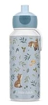 Mepal - Gourde Pop-Up Campus - Gourde Étanche pour l'École - Gourde Réutilisable pour enfant - sans BPA et lavable au lave-Vaisselle - 400 ml - Forest Friends